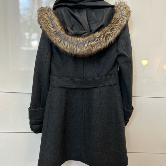 Soia & Kyo dark grey wool coat xs - Picture 8 of 8